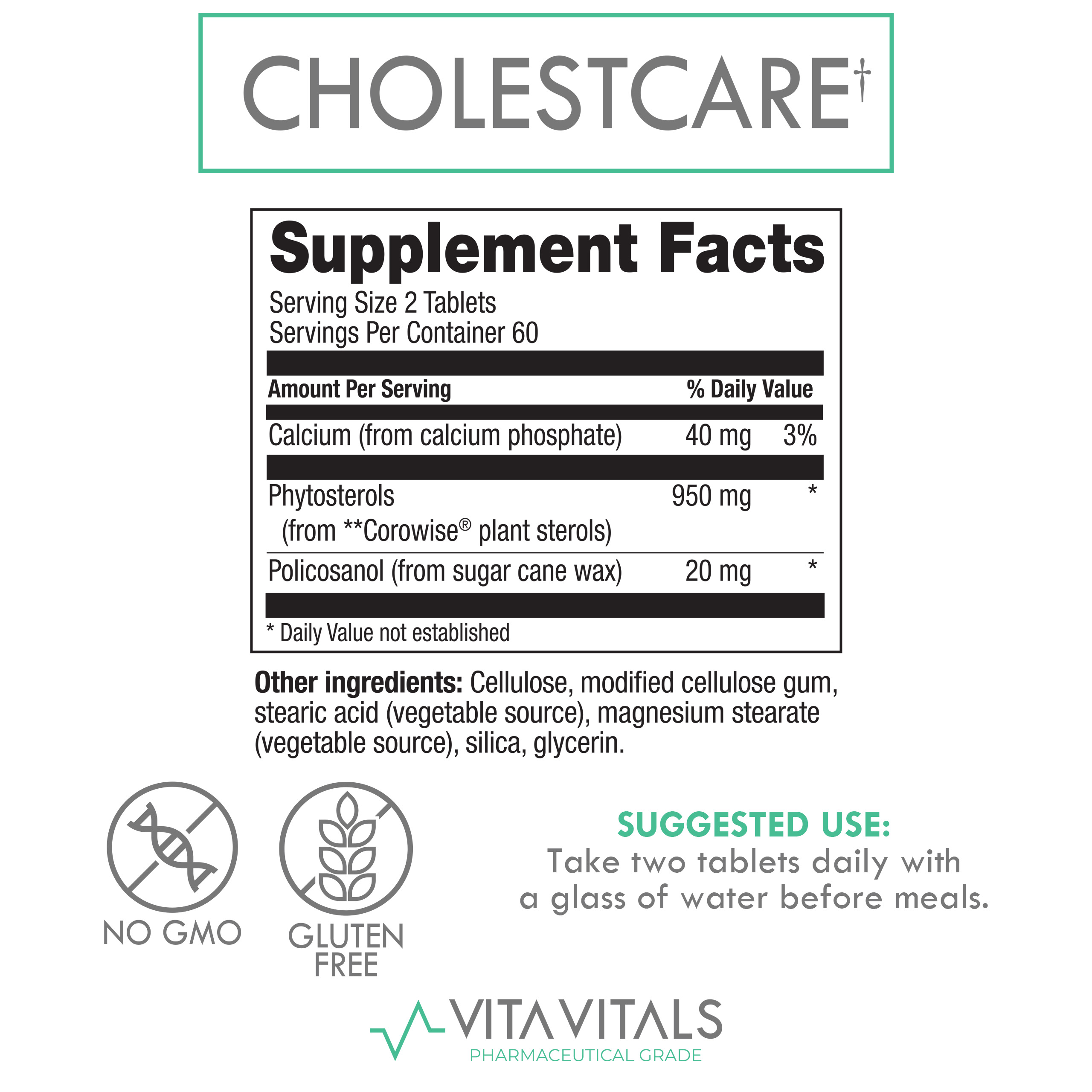 CholestCare Supplement Facts