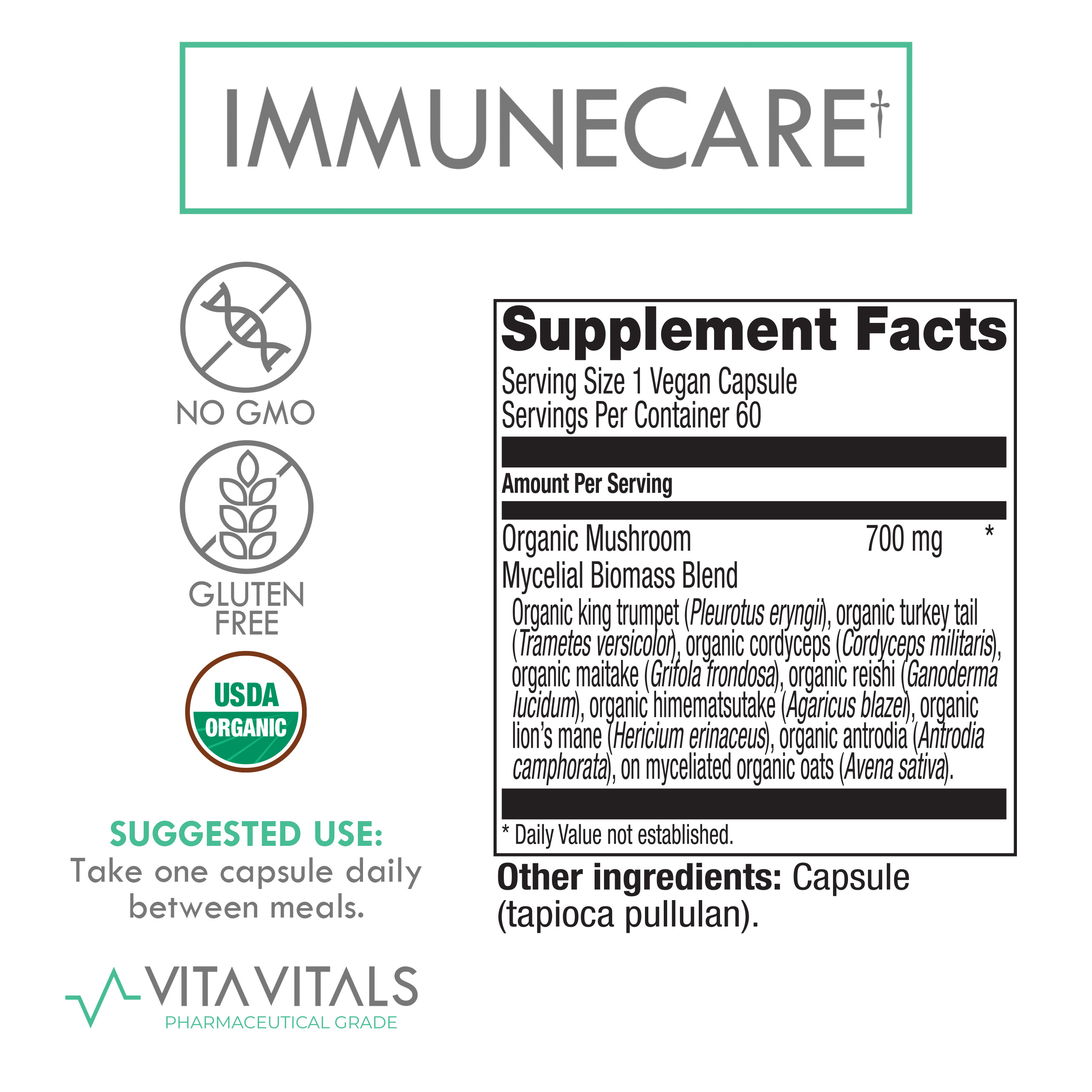 ImmuneCare Supplement Facts