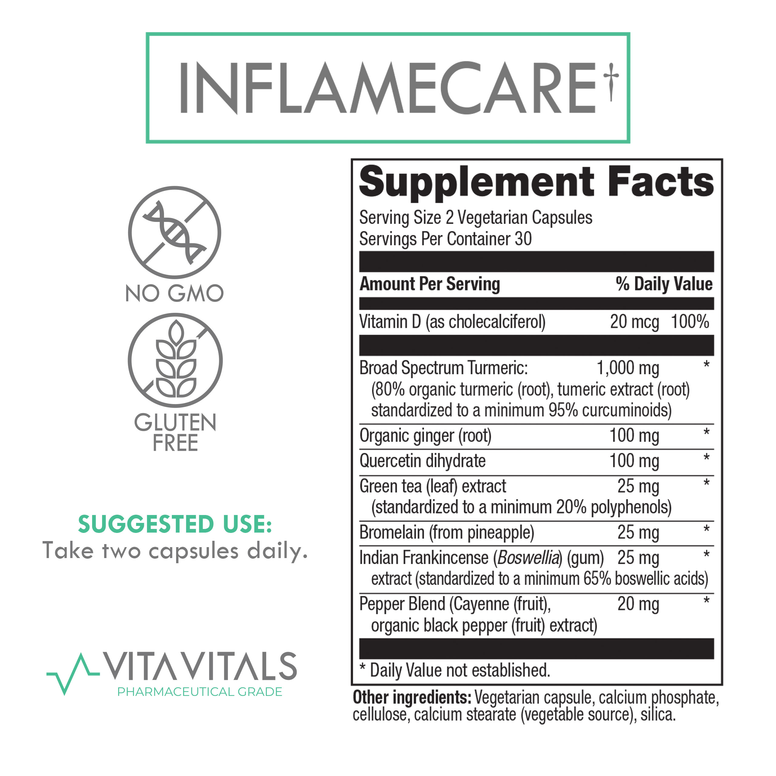 InflameCare Supplement Facts